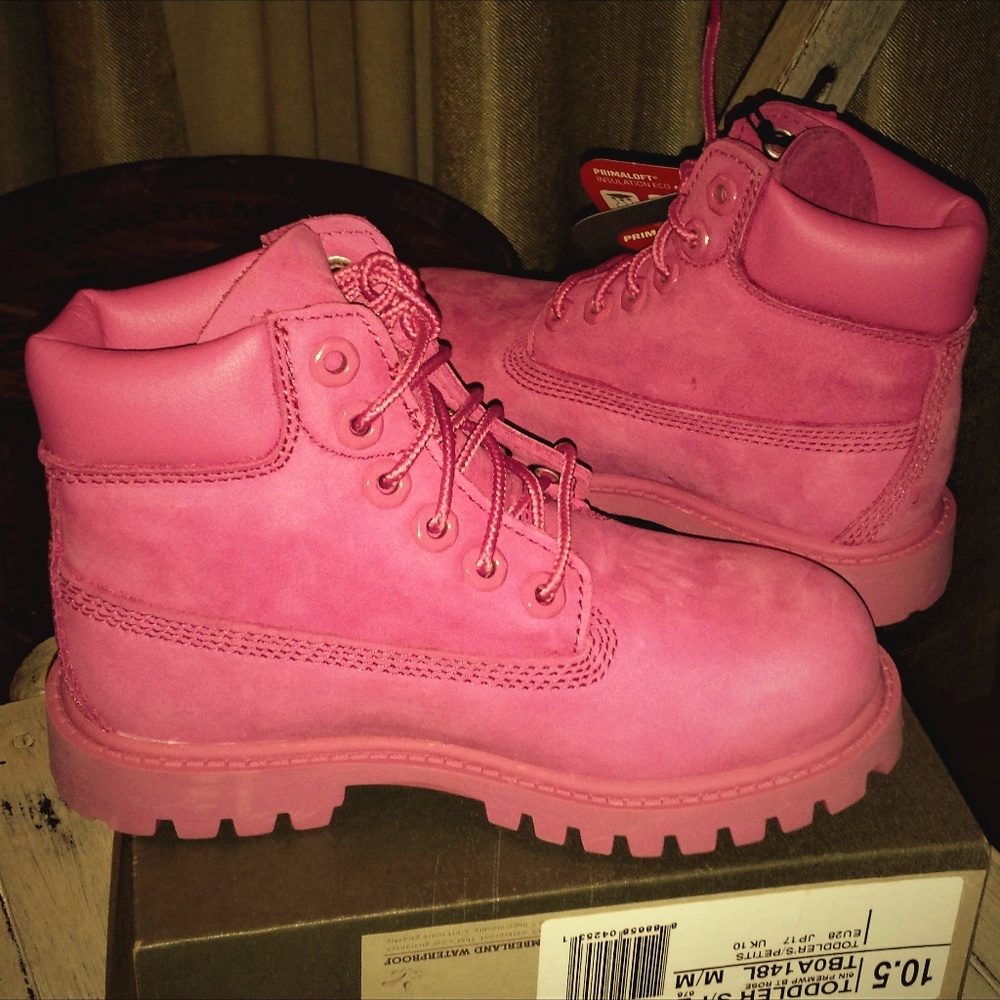 Timberland Bubblegum Pink Boots